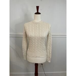 Nordstrom vintage cable knit sweater, size woman’s S, EUC